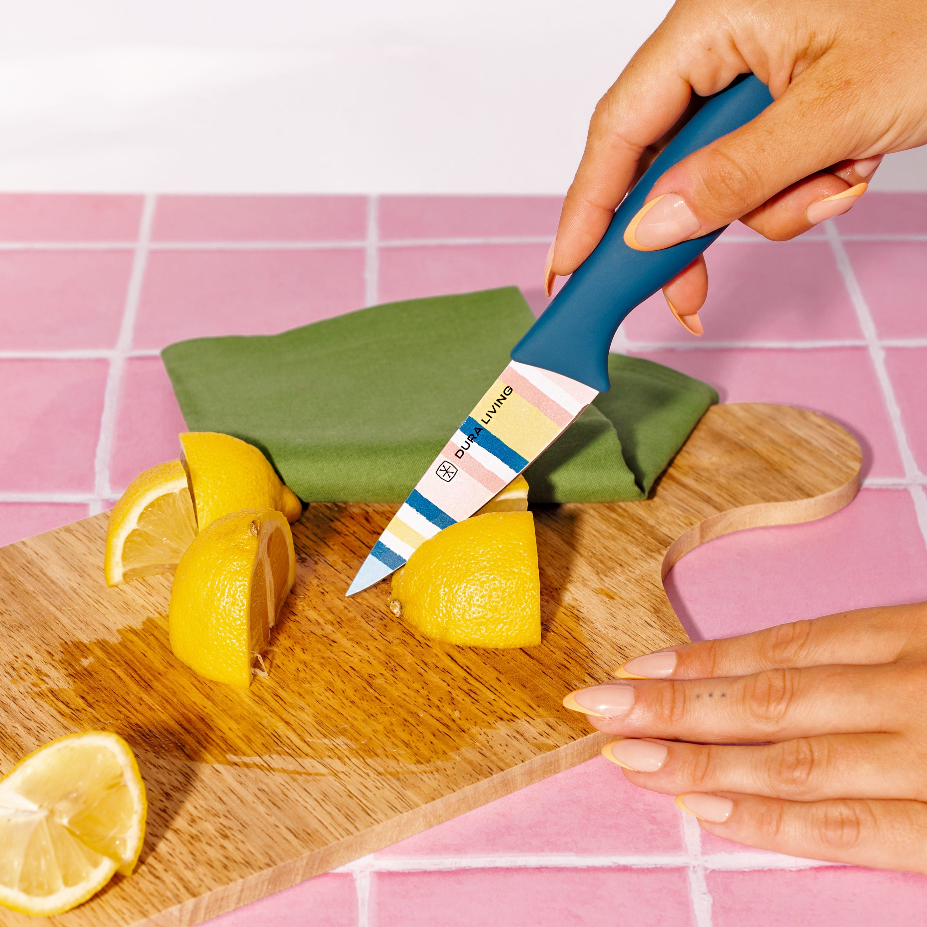 3-Piece Printed Kitchen Knife Set-Floral-4