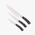 Elite 3-Piece Kitchen Knife Set, Black-0
