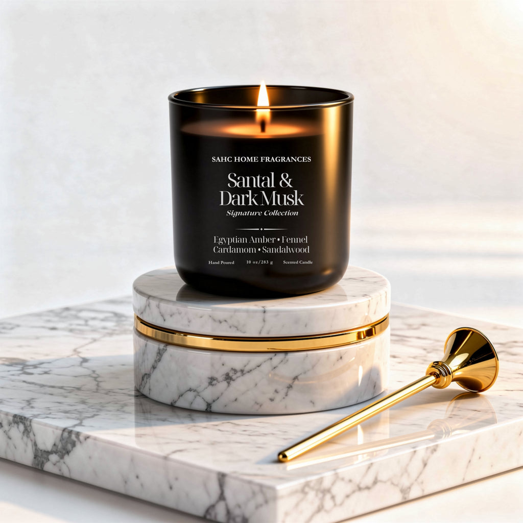 Santal & Dark Musk | Luxury Fragrance Candle-0
