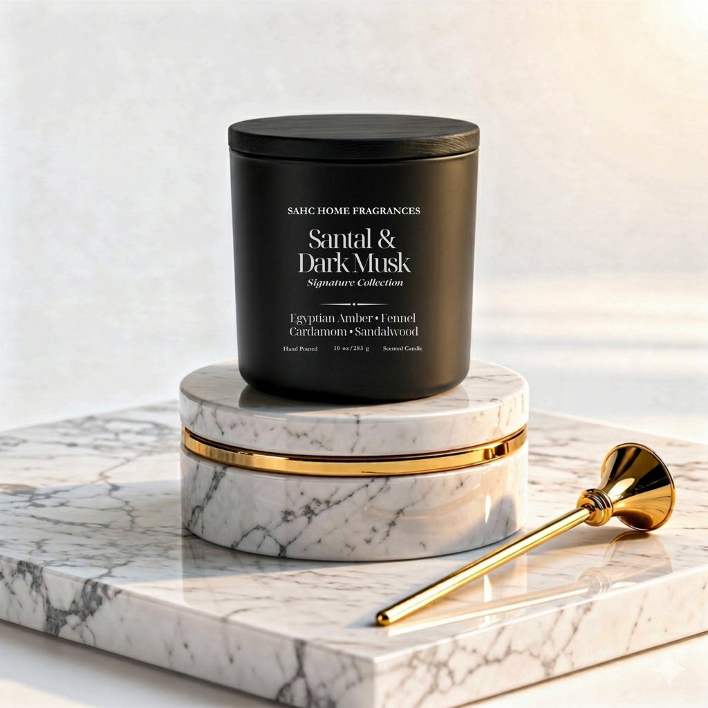 Santal & Dark Musk | Luxury Fragrance Candle-1