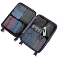 Set organizator pentru bagaje, 8 piese, negru-0