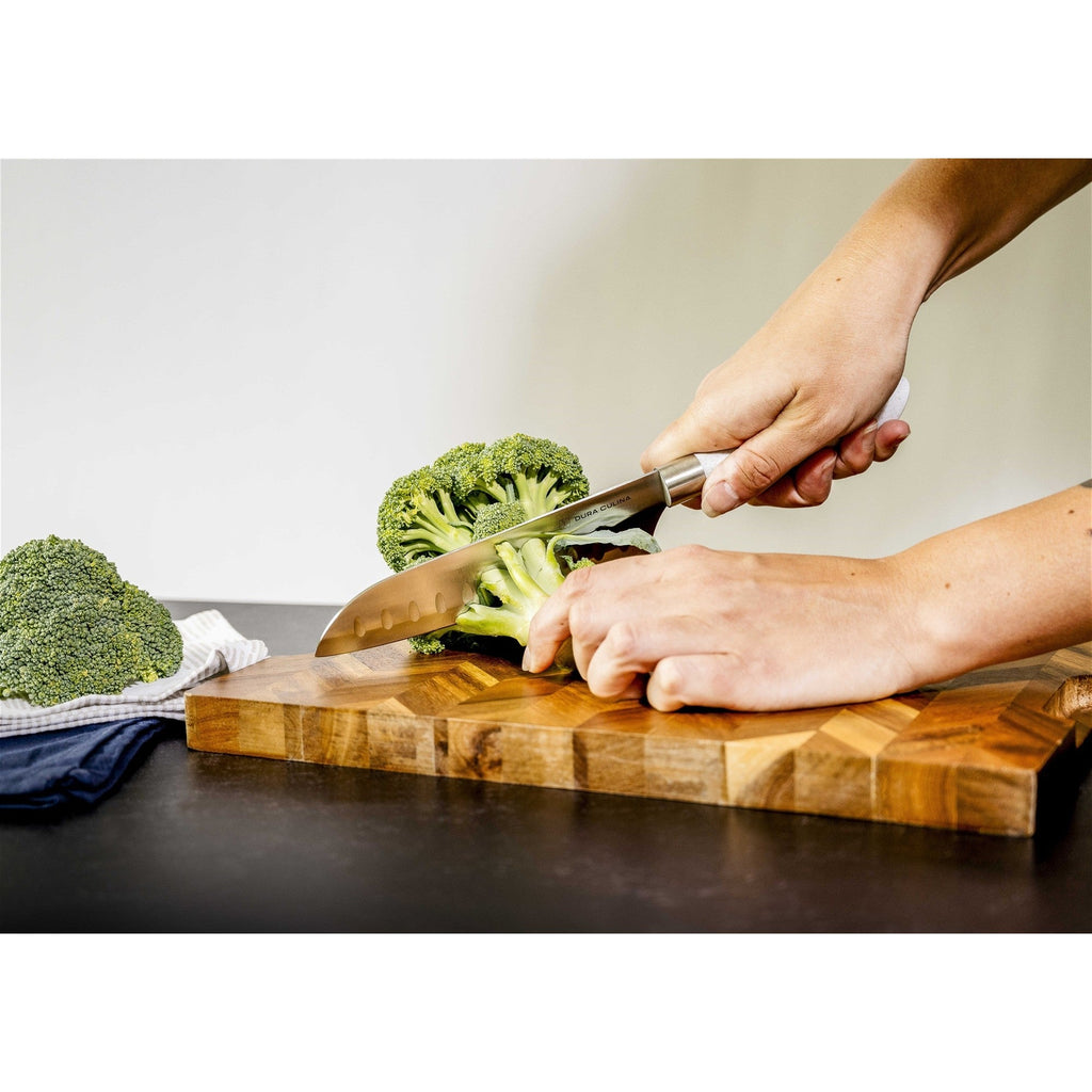 EcoCut 10 Piece Kitchen Knife Set With Blade Guards, Grey-4